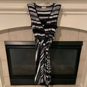 Calvin Klein, Faux Wrap Dress